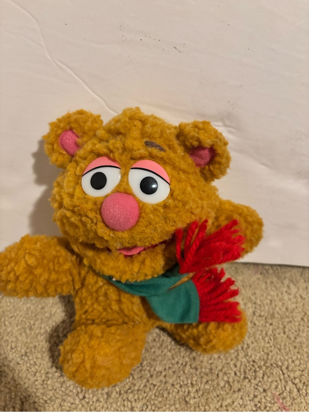 Vintage 1987 Muppet babies fozzie bear stuffed animal